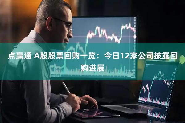 点赢通 A股股票回购一览：今日12家公司披露回购进展